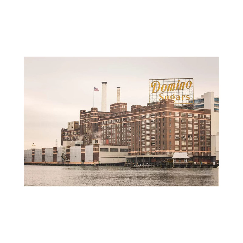 Domino Sugars Baltimore by Ann Hudec - Print on Canvas, Wrapped Canvas, 66.04cm H x 101.6cm W x 3.81cm D