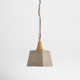 Tillman Single Light Concrete Plug-in Pendant