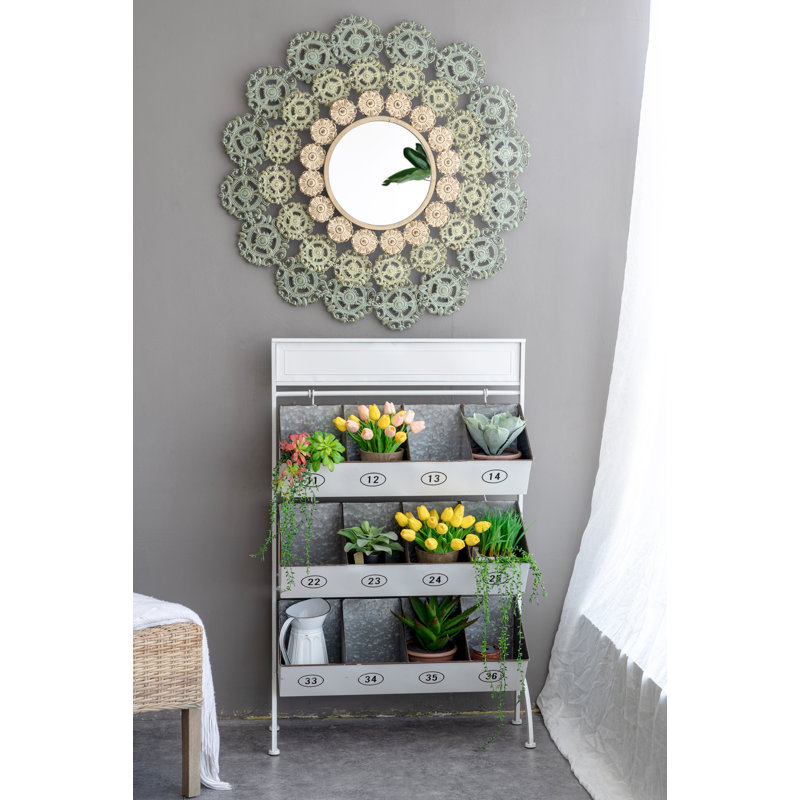 Kieger 29.9'' W Metal Storage Rack