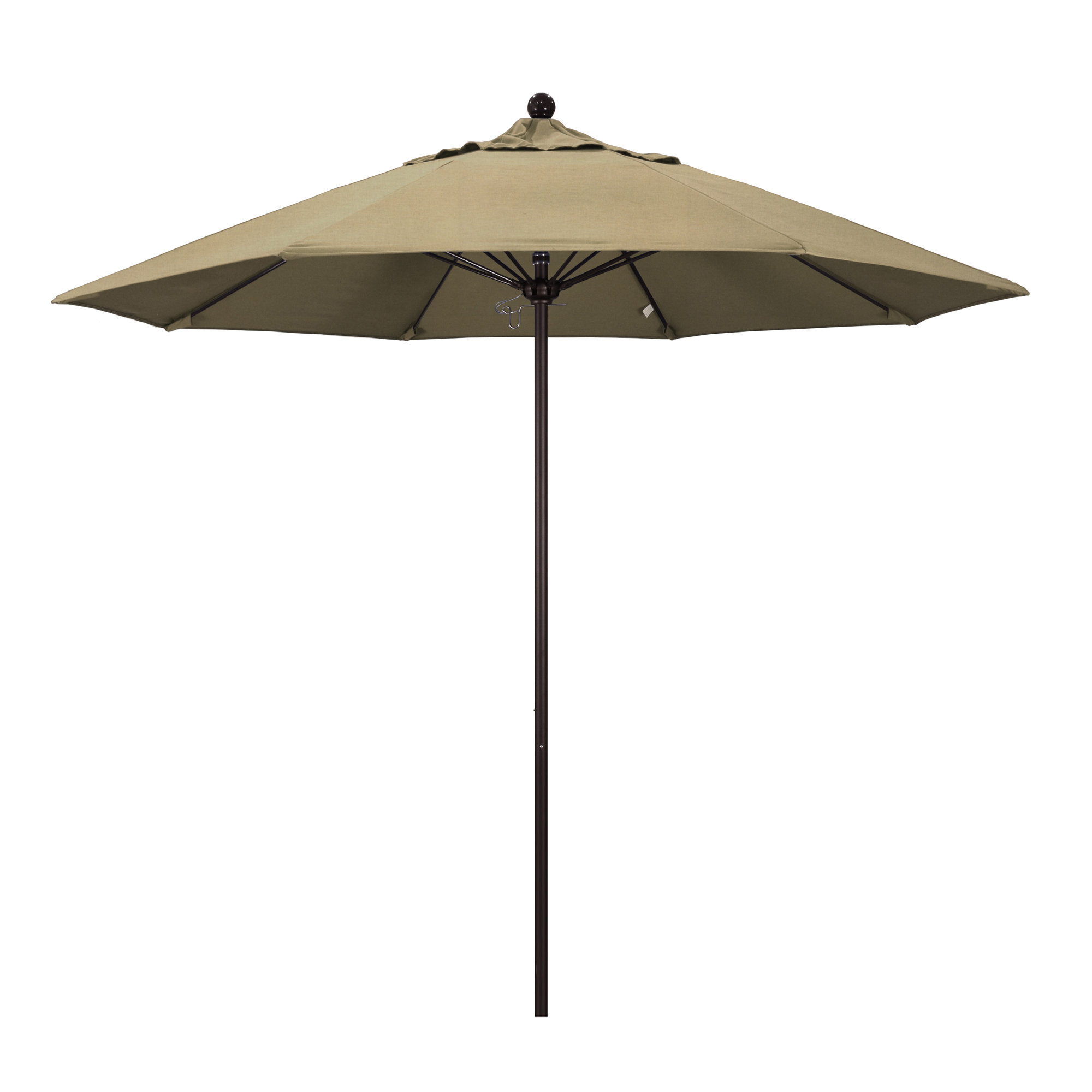 Hibo 108'' Sunbrella® Outdoor Umbrella, Canvas Heather Beige Sunbrella® Canvas