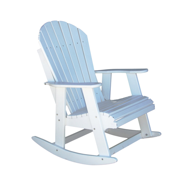 Chaise berçante Klein Poly, Blanc