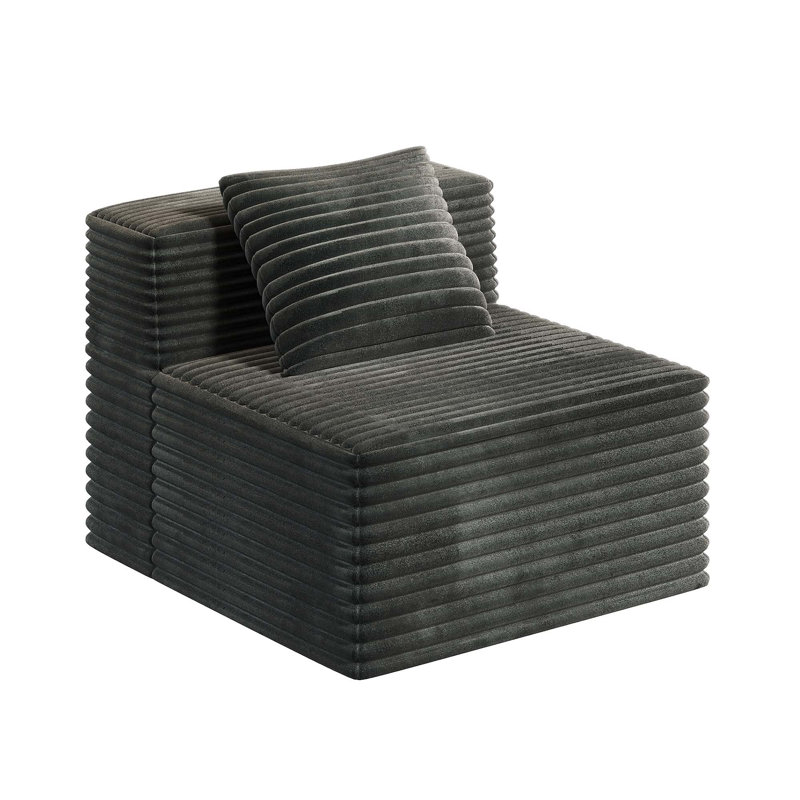 Canapé simple pour canapé modulaire modulaire, mousse à mémoire de forme haute densité, confortable et polyvalent pour toute pièce