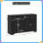 Black Barn Door Kitchen Storage Sideboard Cabinet - Farmhouse Buffet with Drawers & Adjustable Shelves