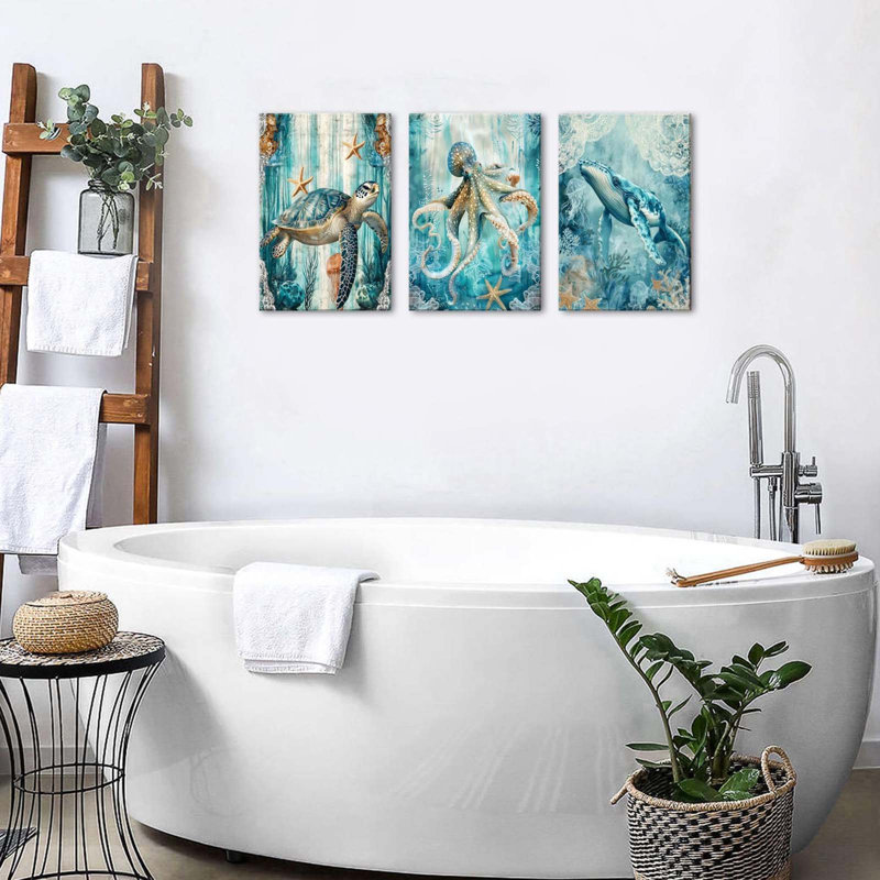 3 Piece Wrapped Canvas Wall Art