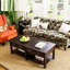 Canapé simple de style pastoral créatif de 82,6 po