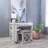 Eugene Emma 36" Nesting Rolling Desk with Upholstered Stool