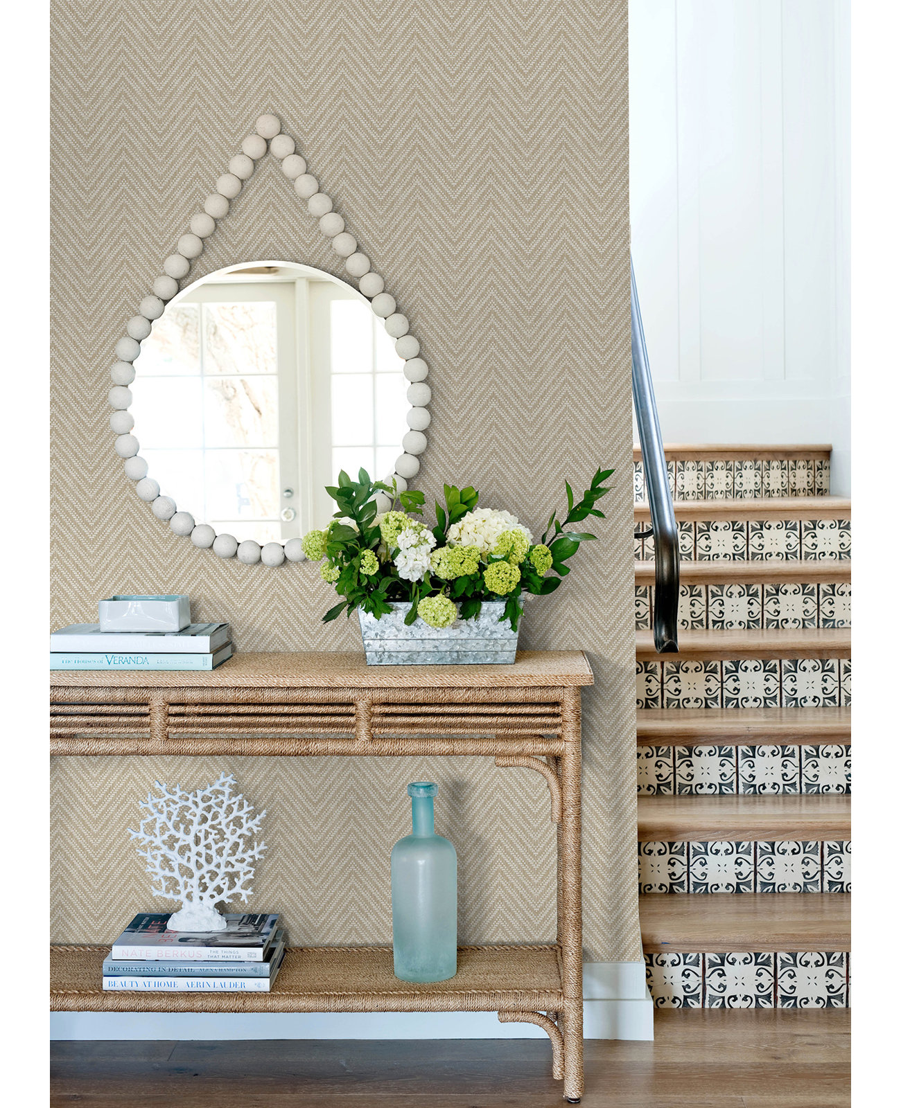Ziggity Chevron Wallpaper, Neutral