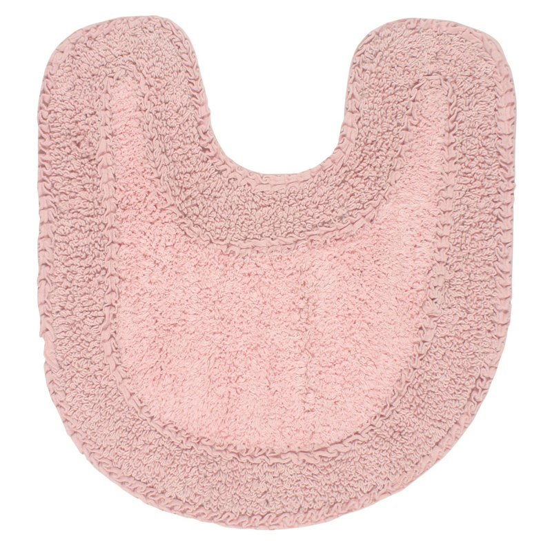 Tapis en coton Concetta, Rose