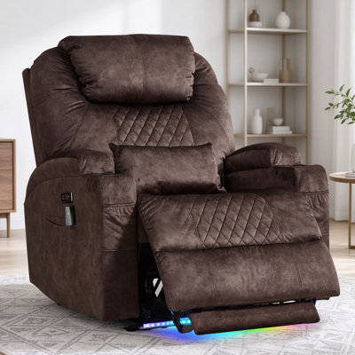 Fauteuil inclinable électrique 26 po surdimensionné et très large
