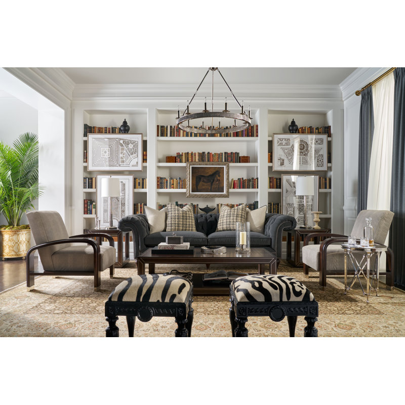 Spencer London Upholstered Vanity Stool