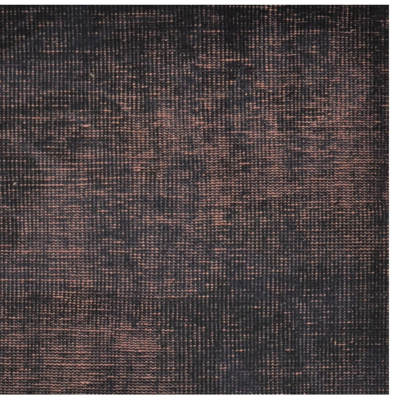 Tapis en laine bleu marine 4' x 6' à main one-of-kind noué la Madilyn