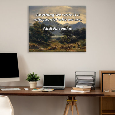 Astoria Grand Gallery Wrapped Canvas By Abdi Nazemian: "Anything we write is a reflection of who we a