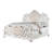 Pearl White Traditional Queen Size Bed Tufted HB Luxury Look 1Pc Bed Bedroom Furniture Wooden-511736743-511736736