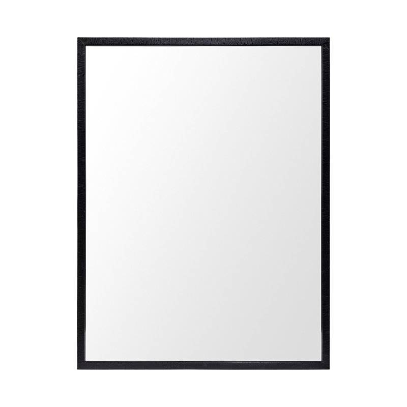 Miroir de salle de bain Aariah, Noir, H 41,5 po x l 31,5 po