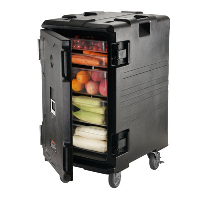 Porte-casserole alimentaire robuste avec roulettes - Boîte chaude 109 pte pour la restauration et la livraison au restaurant