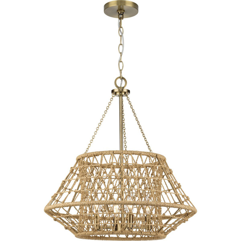 Cathrine 4 - Light Dimmable Geometric Chandelier