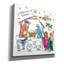  «O Little Town Dessin» par Elle Media Group SA, art mural sur toile-857863412
