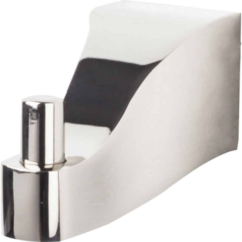 Aqua Wall Bath Hooks, Polished Nickel