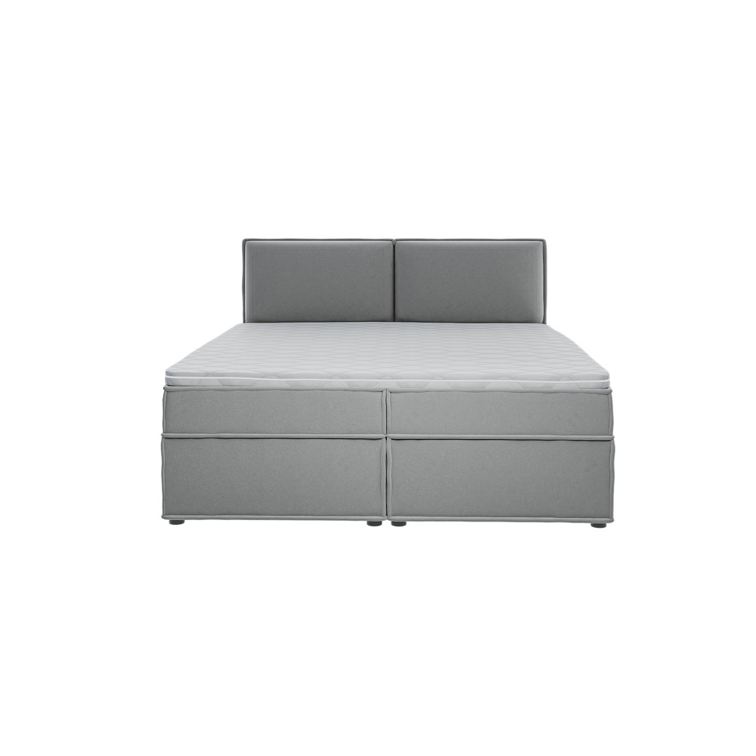 Boxspringbett Ellerie mit Topper und Bettkasten