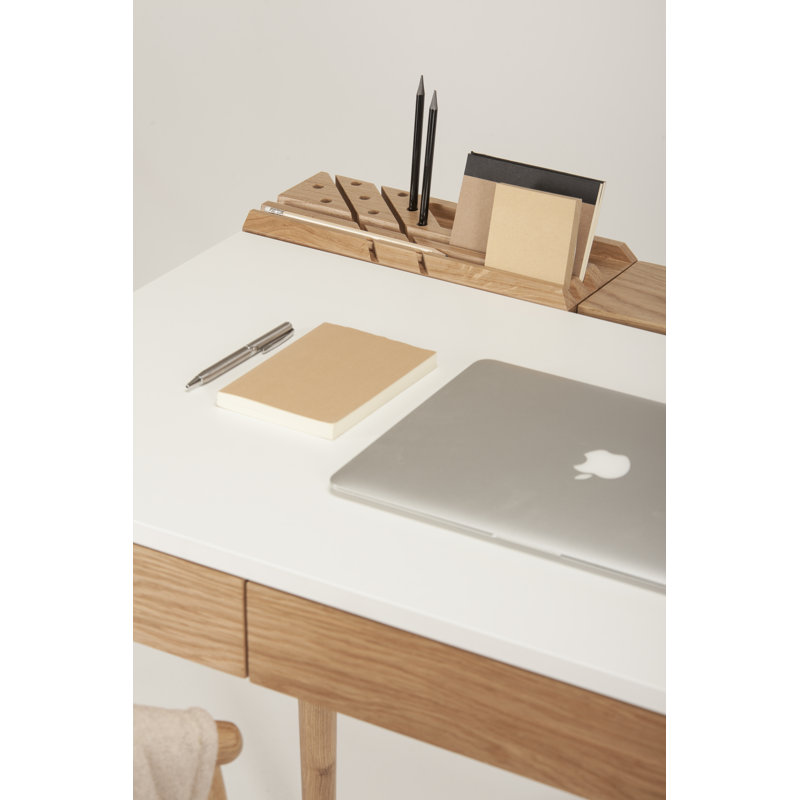 Miner Solid Wood Base Writing Desk
