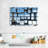 Abstract Square Mirrors Canvas Print-1886095165