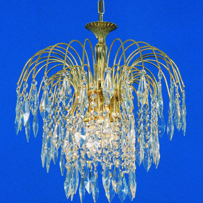 3-Light Crystal Chandelier