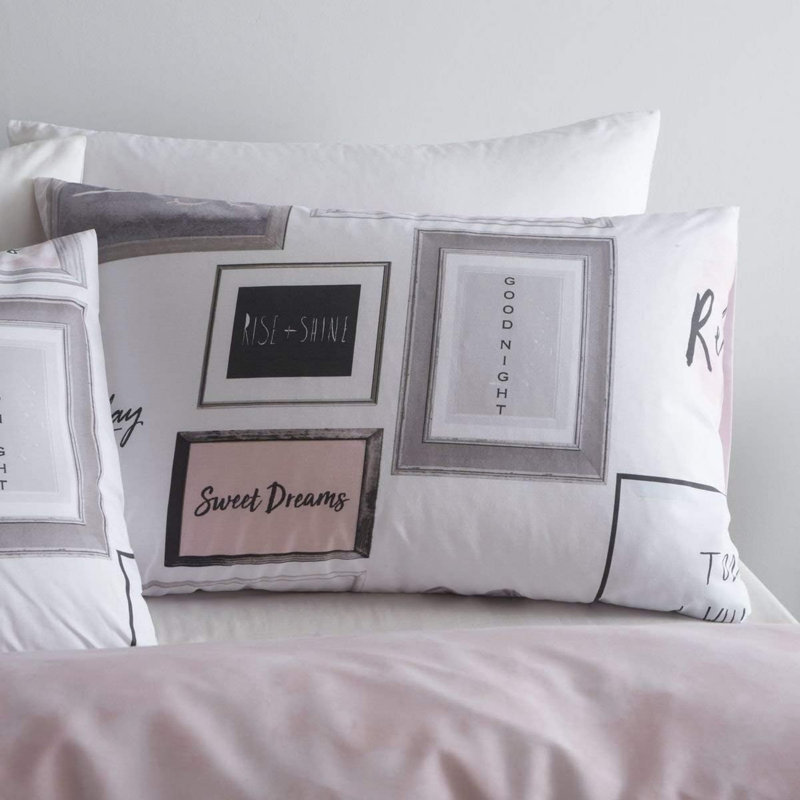 Cotton Blend Solid Colour Duvet Cover Set