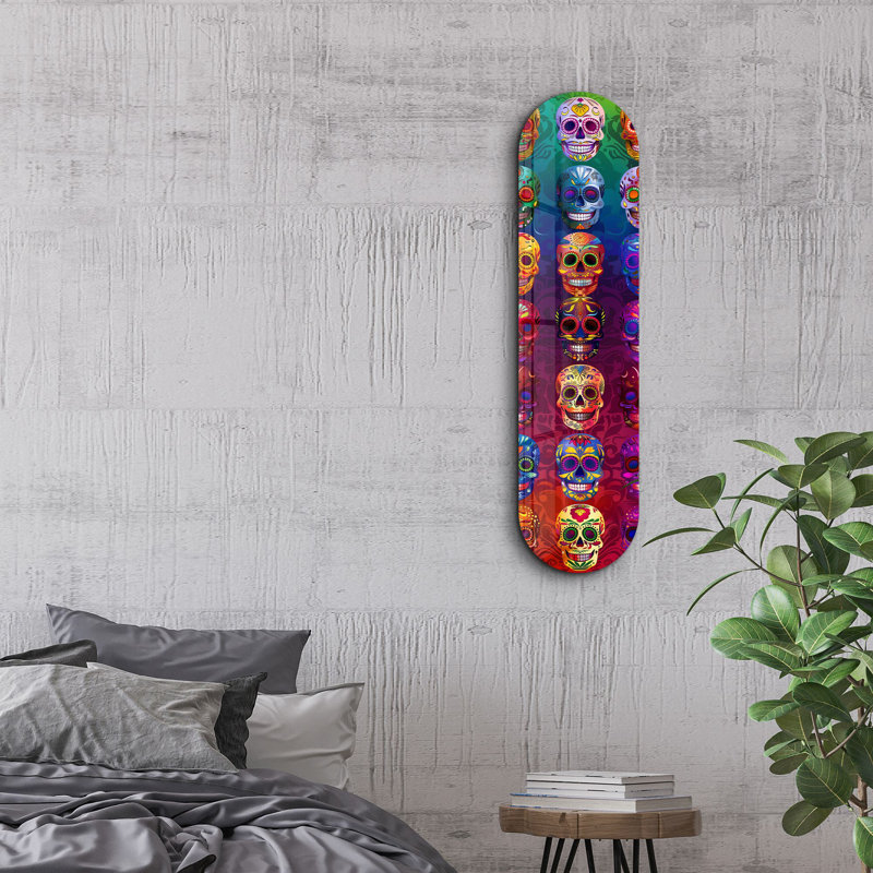 Peinture décorative en verre trempé