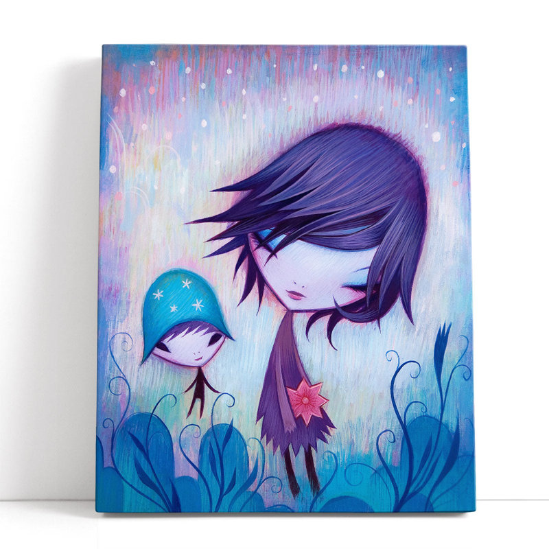 «Happy I Met You», reproduction d'art sur toile, H 20 po x l 16 po