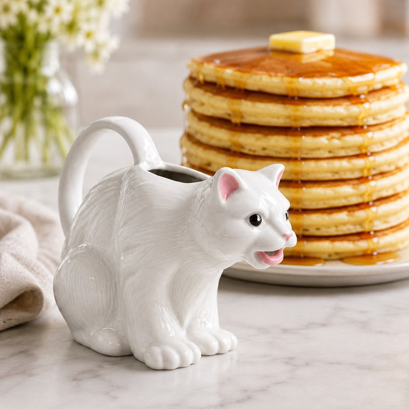 Puking Cat Sauce Pourer