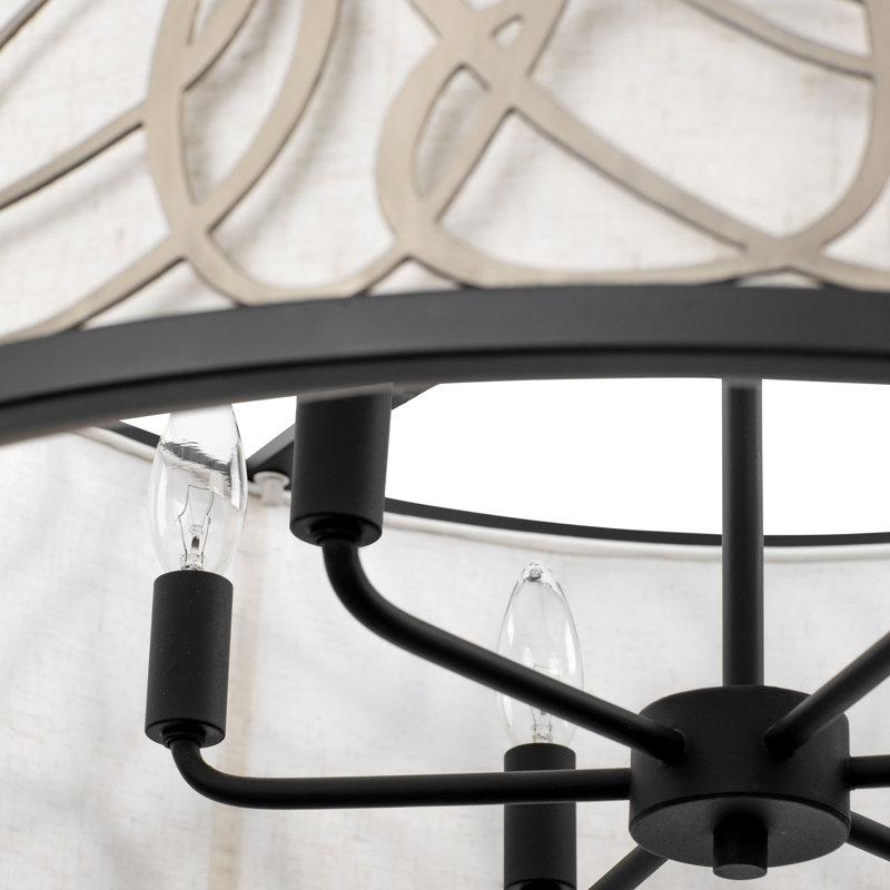 Luminaire suspendu 6 lumières Scribble