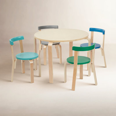 Bentwood Kids Table and Chair Set