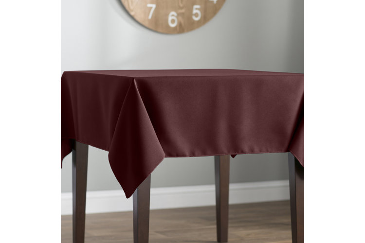 Wayfair Basics Solid Color Square Tablecloth