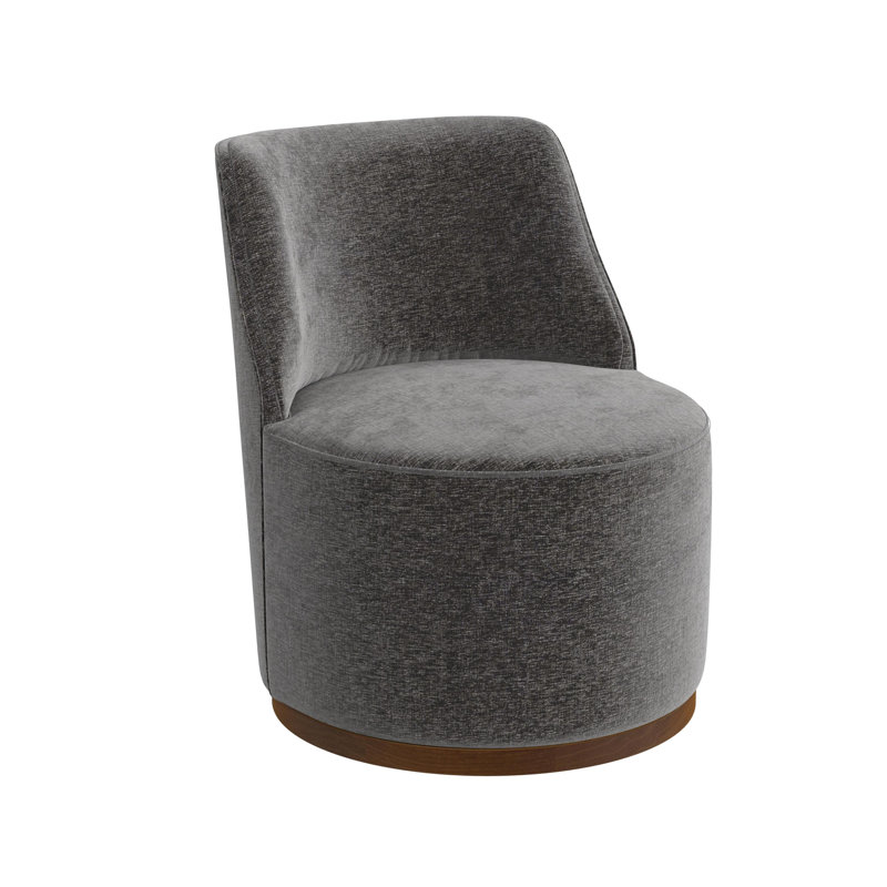 Fauteuil de chambre pivotant rembourré Brooks