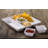 4 Piece Porcelain Chip and Dip Tray Set in White