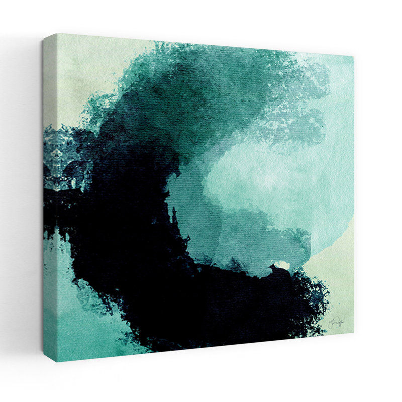 Safe Transitions Abstract Bold Contemporary Art, 18" H x 18" W