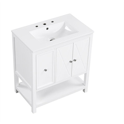 Meuble-lavabo simple avec plateau Boaventura 30,00