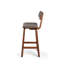 Tee Upholstered Stool with Solid Wood Frame-642456639