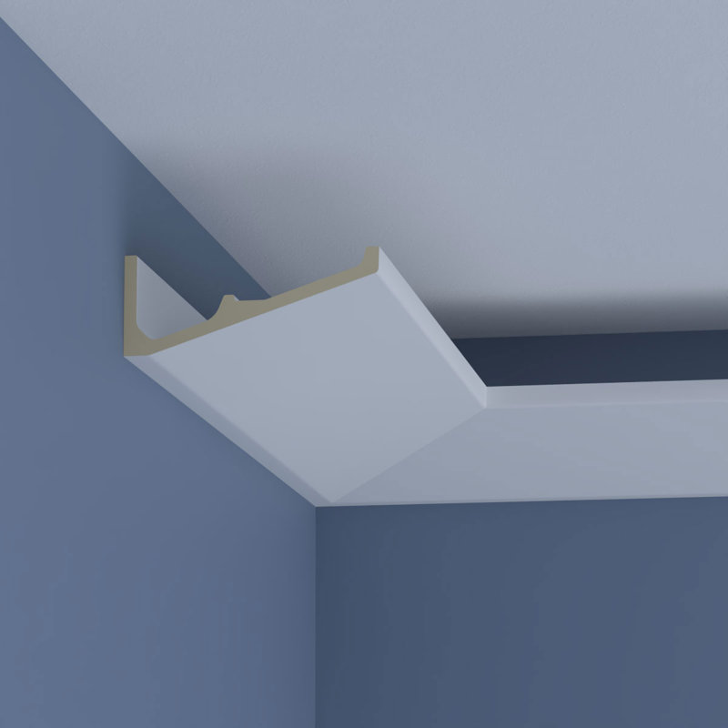 Blair 94.5 in. Unfinished Polyurethane Crown Moulding