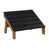 Black Top/Antique Mahogany Base