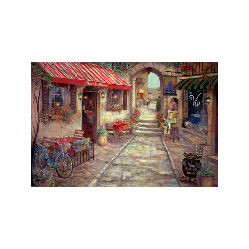 Bar Du Marche by Ruane Manning - Wrapped Canvas Painting, 101.6 cm H x 66.04 cm W x 3.175 cm D