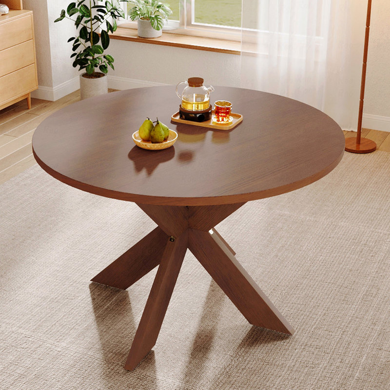 Round Dining Table Modern Farmhouse Kitchen Table