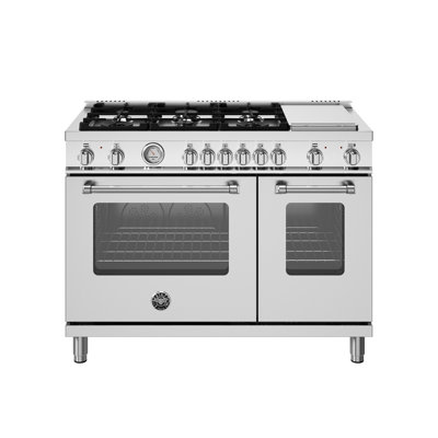 Master Series Dual-Fuel Range 47.88" - 6 Burners + Electric Griddle - Electric Oven