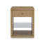 Caribe 1 - Drawer Solid Wood Nightstand-51383109