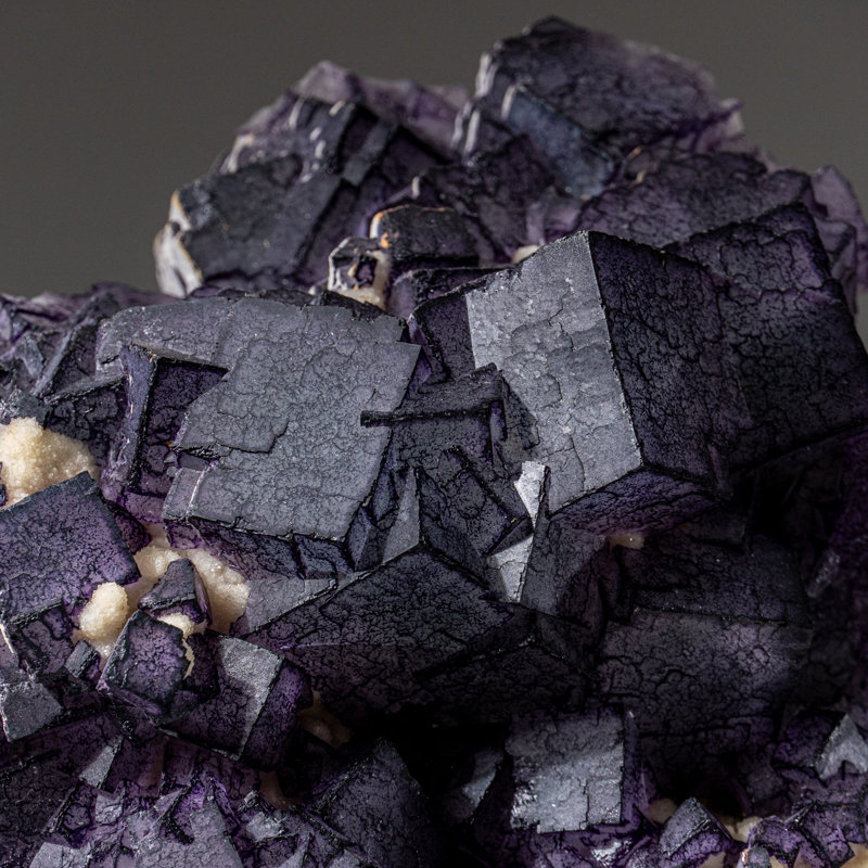 Purple Fluorite from Hunan Province, China