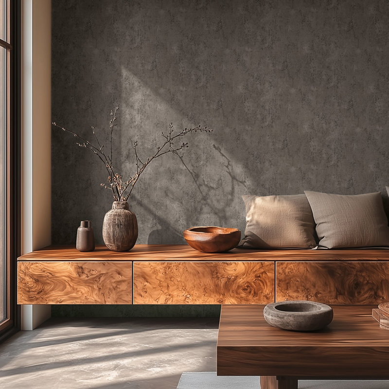 Galerie Horizon Industrial Texture Wallpaper, Brown
