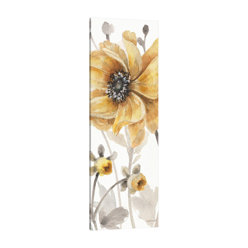 «Fields Of Gold V», toile tendue par Lisa Audit, H 45 po x l 15 po x P 1,5 po