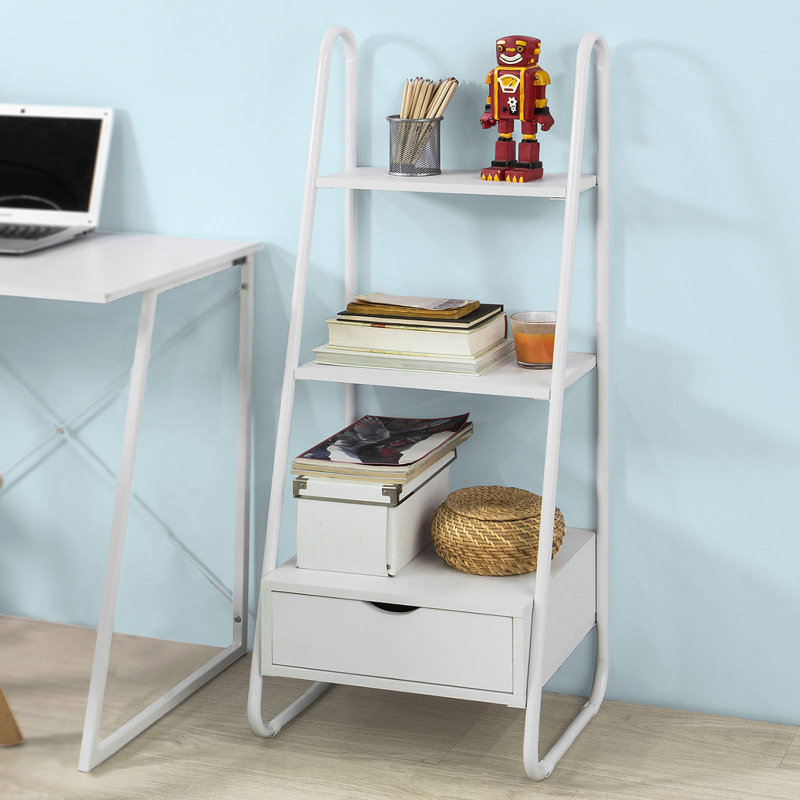Carstens 115 cm H x 44 cm W Ladder Bookcase