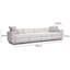 Frome Cream Chenille Modular Long Sofa-853039328-853039329