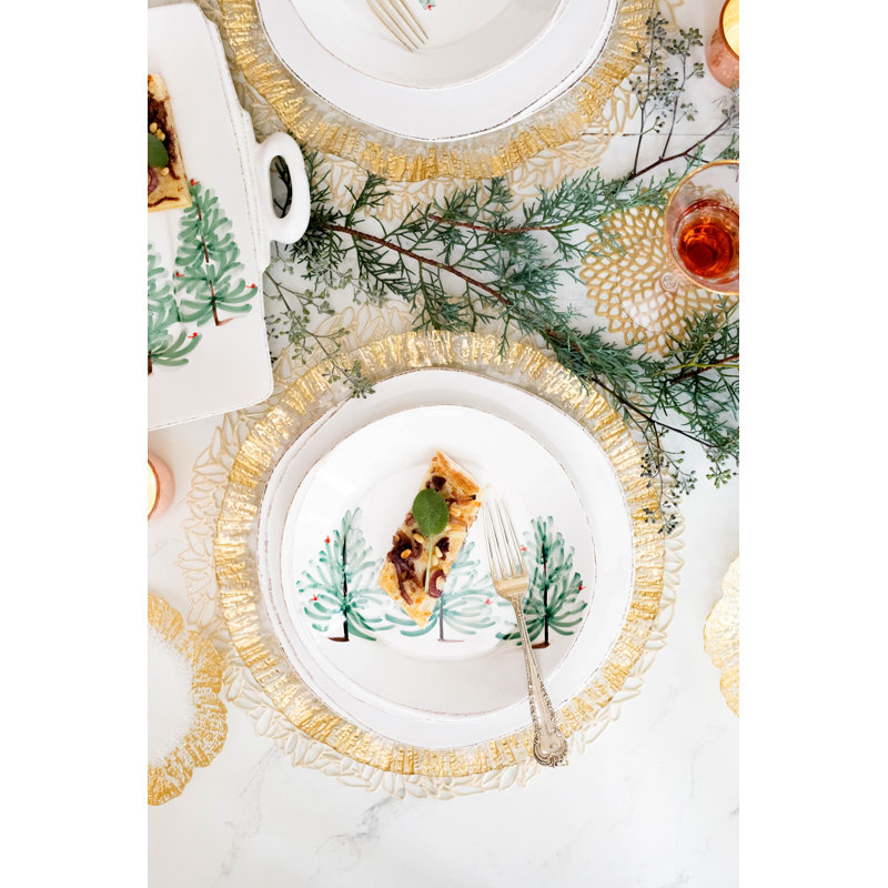 Rufolo Handmade Glass Salad/Dessert Plate